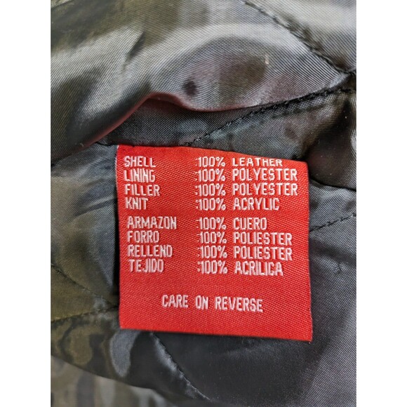 Vintage Oakland LA Raiders Mens 2XL Suede Leather Varsity Jacket Black Insulated - Picture 9 of 14